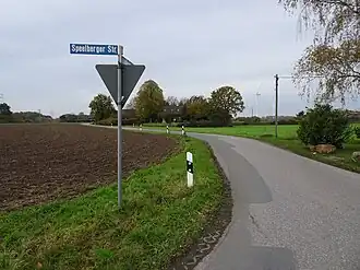 Speelberger Straße, hoek Kapellenberger Weg