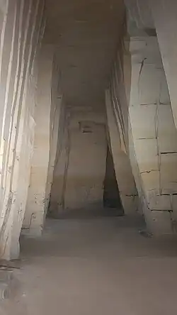 Een gang zonder uitdieping