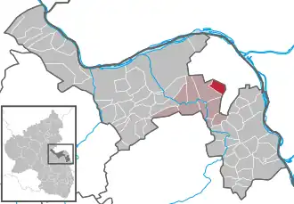 Kaart van Klein-Winternheim