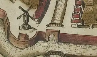 Het rondeel in 1652.