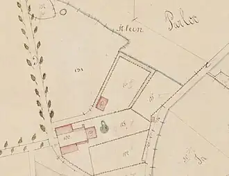 Kadastrale kaart (1811) met Klein Paarlo