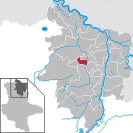 Kaart van Klein Schwechten