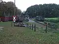 Stationnetje te Mesendorf van de museumspoorlijn naar Lindenberg