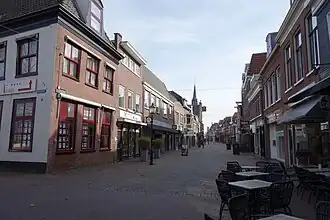 Overzicht gezien vanaf de Noorderveemarkt