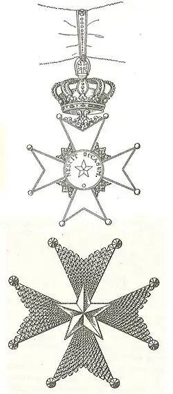 Kleinood en ster van een commandeur Ie Klasse