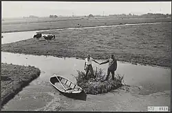 Dit eiland bij Hensbroek werd in 1951 beschouwd als het kleinste van Nederland