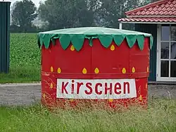 Aardbeien en kersen