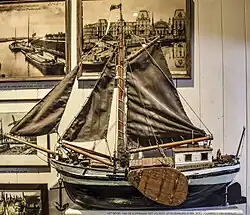 Model van klipperaak Deo Volente