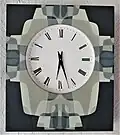 Klok gedecoreerd door Wim van Hooff