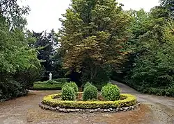 Achtertuin met Goede Herder