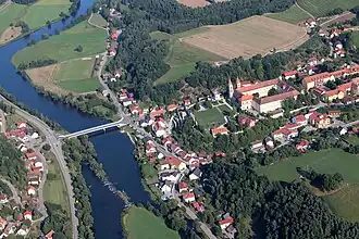 Reichenbach, met in het midden het klooster van Reichenbach