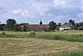 Gezicht op het klooster vanuit het zuiden