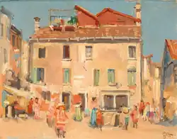 Pleintje te Venetië