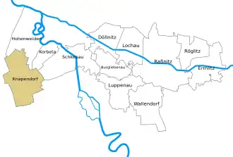 Kaart van Knapendorf