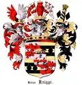 Wapen van de Freiherren (baronnen) Von Knigge