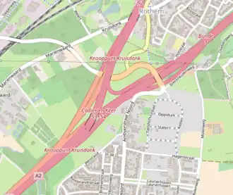 Knooppunt Kruisdonk anno 2017