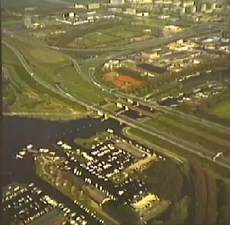 Knooppunt De Nieuwe Meer bij Amsterdam 1988