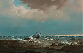 Het wrak van 'George III' (1850)