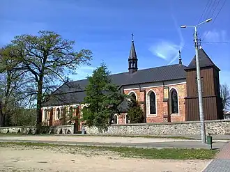 Een kerk in Wąsosz