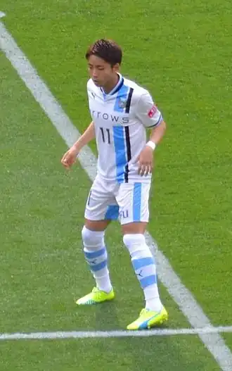 Kobayashi in 2016 als speler van Kawasaki Frontale