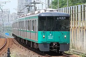 Seishin-Yamate-lijn op de kaart