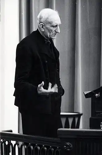 Kodde spreekt in de Tweede Kamer over de teloorgang van de oesterteelt in de Oosterschelde in 1963 als gevolg van de strenge winter