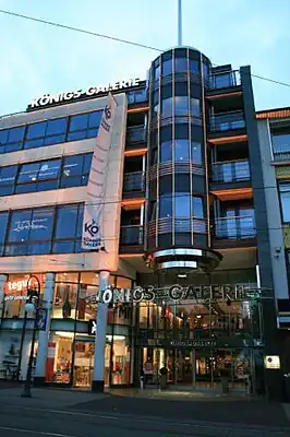 Königs-Galerie Kassel buitenzijde