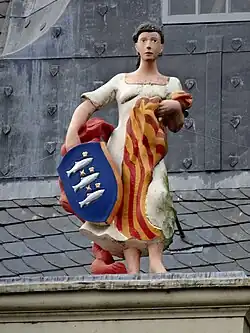 De stedemaagd van Enkhuizen op de Koepoort