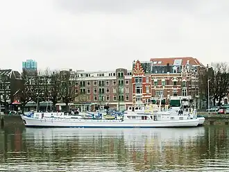 Twee kofschepen in het Boerengat in Rotterdam