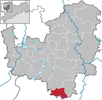 Kaart van Kohren-Sahlis