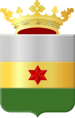 Wapen van de gemeente Kollumerland en Nieuwkruisland