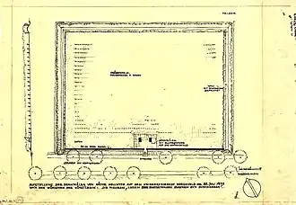 Overzicht van de begraafplaats in 1932