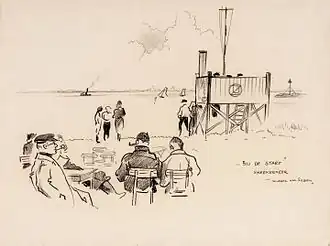 "Bij de start, Sneekermeer" - Karel van Seben (1925)