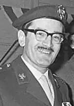 Linzel als kolonel in 1967