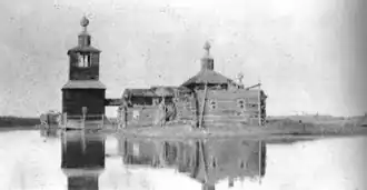 Overstroming in Nizjnekolymsk in 1911