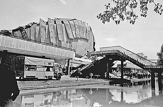 Het Haus der Kulturen der Welt in 1980