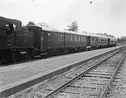 De koninklijke trein te Tiel; 7 juni 1948.