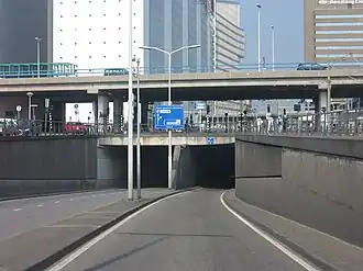 Koningstunnel bij Station Den Haag Centraal