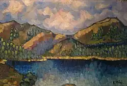 Gezicht op Noorwegen