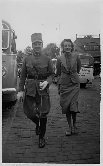 Koos van de Griend en zijn vrouw Annie, 2 september 1939