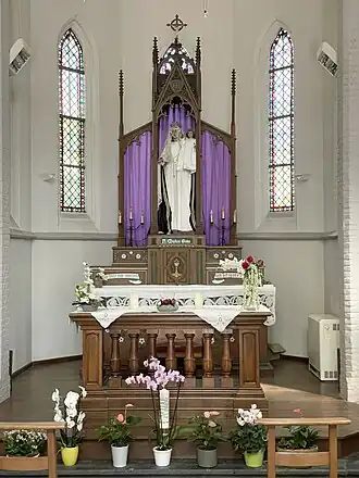 Interieur van de Kopkapel