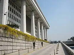 Zijaanzicht van de voorzijde