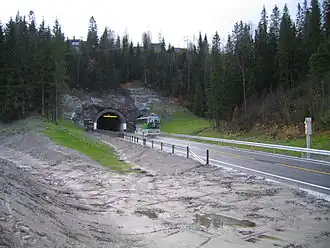 Korgfjelltunnel bij Korgen