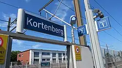 Nieuw naambord Kortenberg (foto 2023)