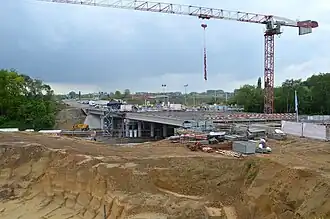 Bouw Trompetaansluiting A19-R8