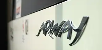 Logo van de Irisbus Arway