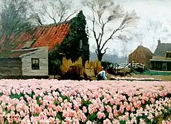 Tulpenveld bij de Glip in Heemstede