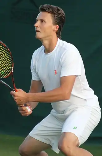 Jozef Kovalík op Wimbledon in 2015