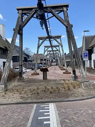 De Kraanbaan vanaf straat de Zijtak