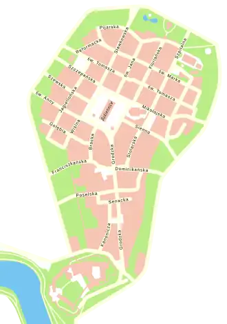 Historisch centrum van Krakau